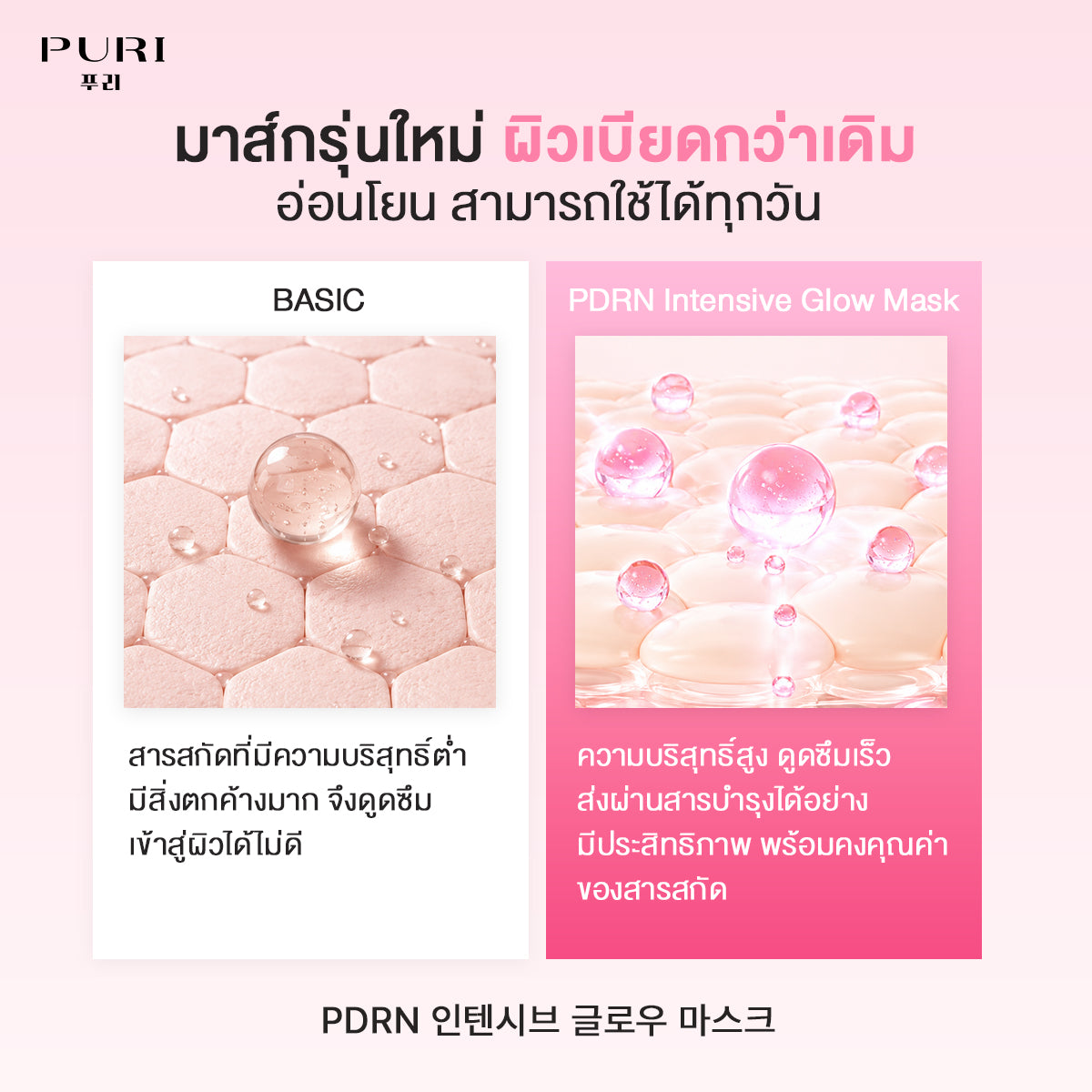 PDRN Intensive Glow Mask 5 sheets