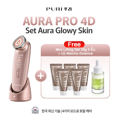 Aura Pro 4D Glowy Skin Set