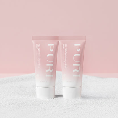 Puri PDRN hair removal ครีมกำจัดขนสูตรผิวใส 2ชิ้น